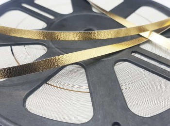 Golden Color Leather Tape Sewable (CD Tape)