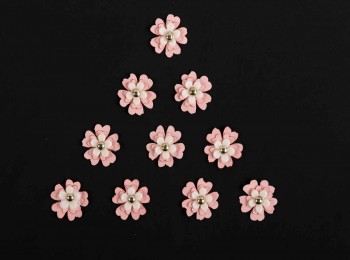 Pink Color Felt Fabric Artificial Flower