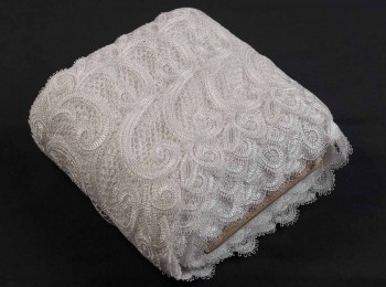 Buy White Color GPO Lace For Suits, Dresses, etc. Online. - Designers Need