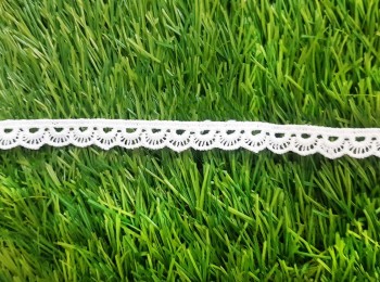 White Color GPO/Cotton/ Crochet Lace