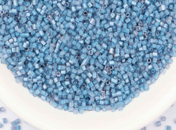 Glass Beads Blue Color Pipe Shape (MGBGB0003)