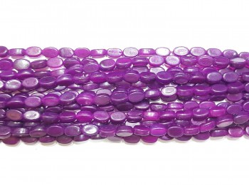 Purple Color Marble Beads