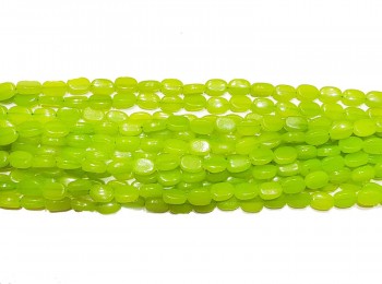 Parrot Green Color Marble Beads