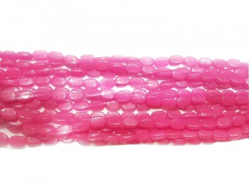 Pink Color Marble Beads