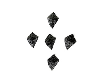 Black Color Metal Kite Shape Designer Buttons